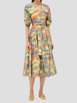Oasis Tie-Dye Midi Dress