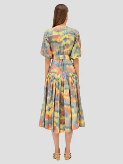 Oasis Tie-Dye Midi Dress