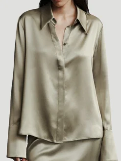 Object of Affection Shirt in Sage