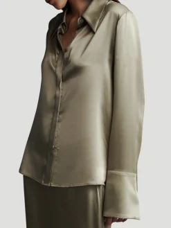 Object of Affection Shirt in Sage