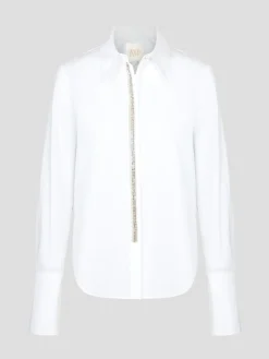Object of Affection Shirt with Embellished Placket