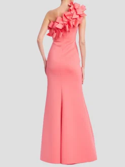 One Shoulder 3D Bow Dress