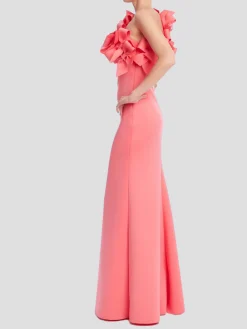 One Shoulder 3D Bow Dress