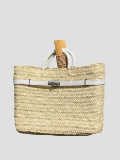 Panier Cuir Bag in White