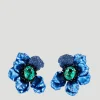 Paraiba Blue Poppy Earrings