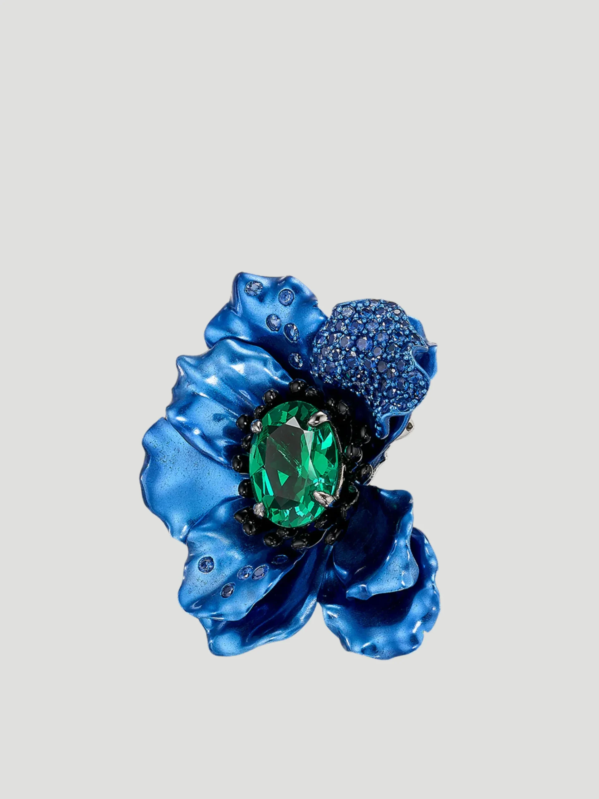 Paraiba Blue Poppy Earrings