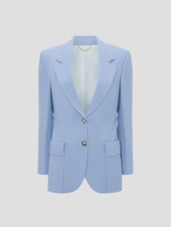 Patch Pocket Jacket in Bluebell