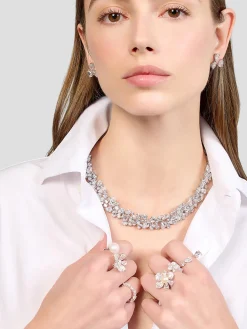 Pearl Snow Rose Ring