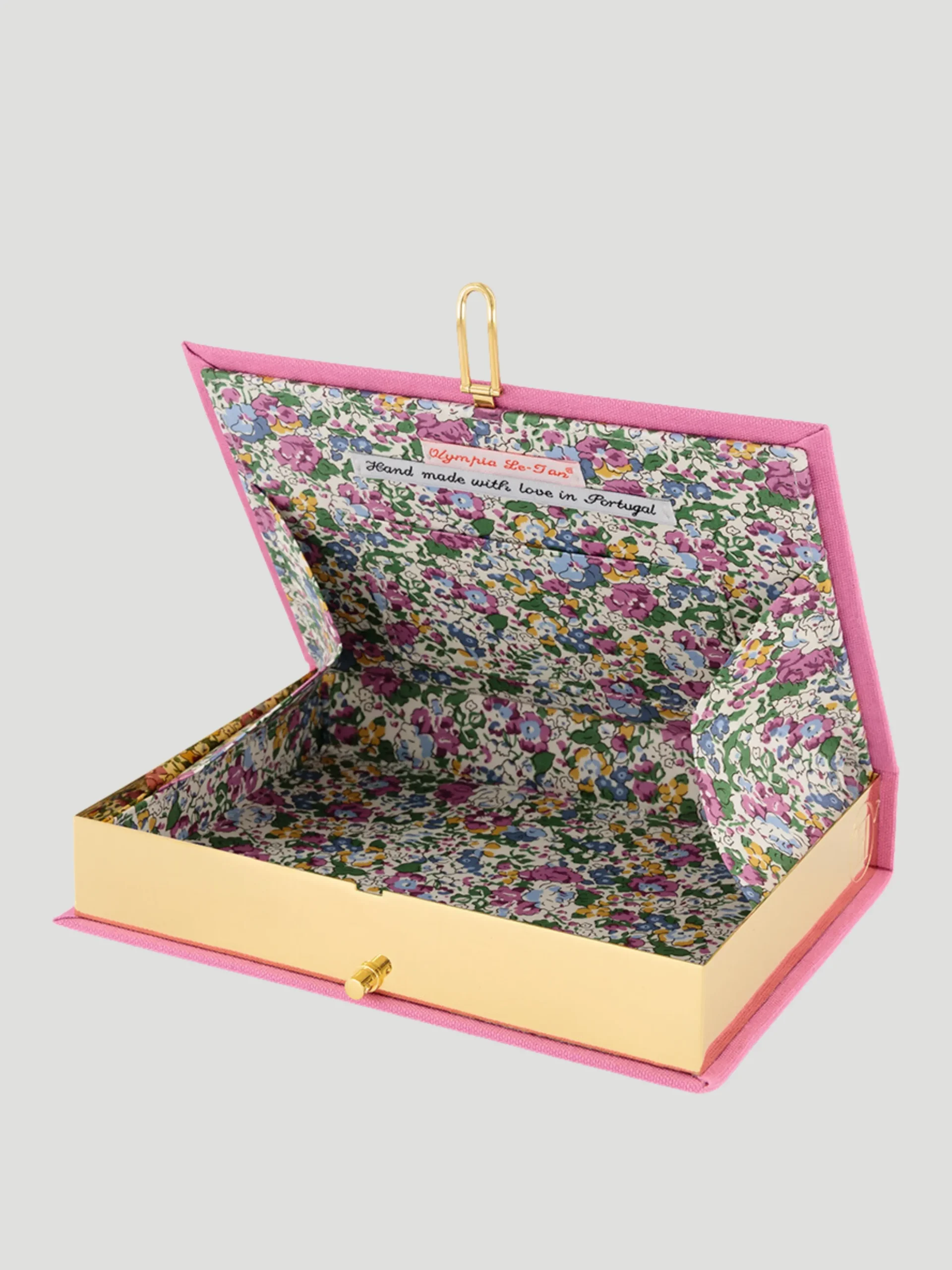 Pink Playboy Lips Book Clutch