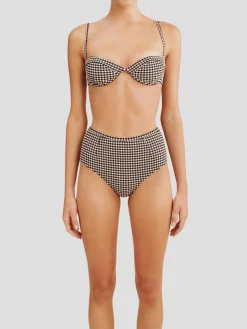 Piper Gingham Bikin Top