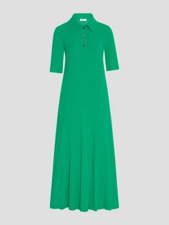 Polo Dress in Green