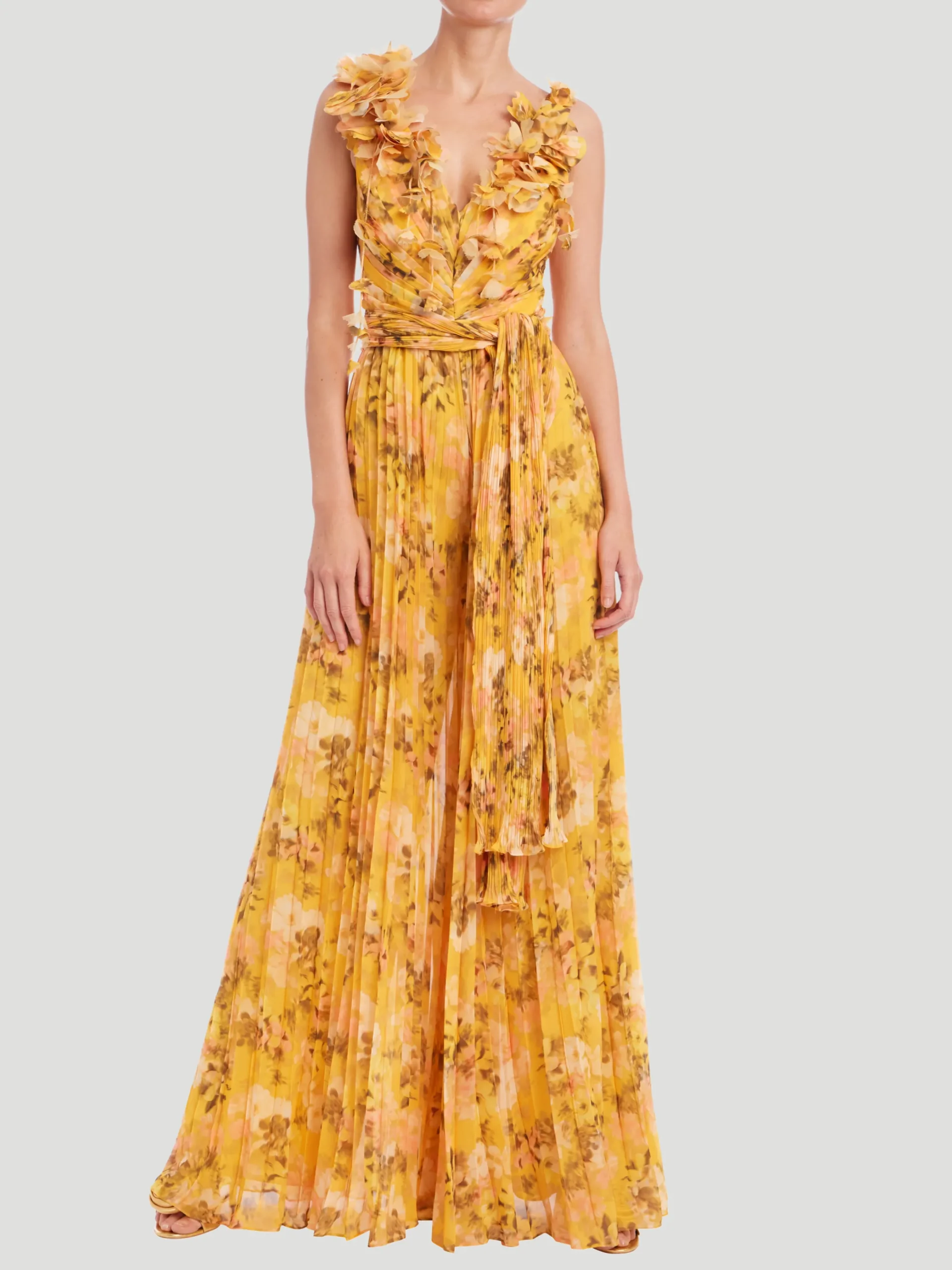 Printed Wide-Leg Jumpsuit