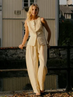 Rio Trouser in Dusty Citron
