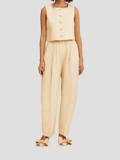 Rio Trouser in Dusty Citron