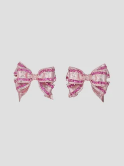 Rose Mini Bow Tie Earrings
