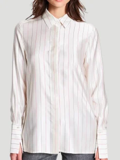 Rose Rayure Regine Shirt