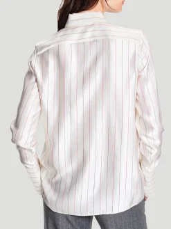 Rose Rayure Regine Shirt
