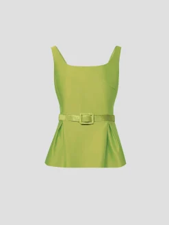Rose Top in Apple Green