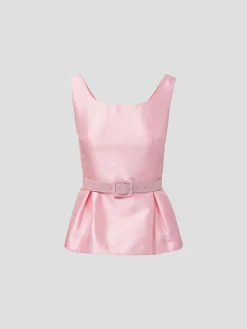 Rose Top in Tulip Pink