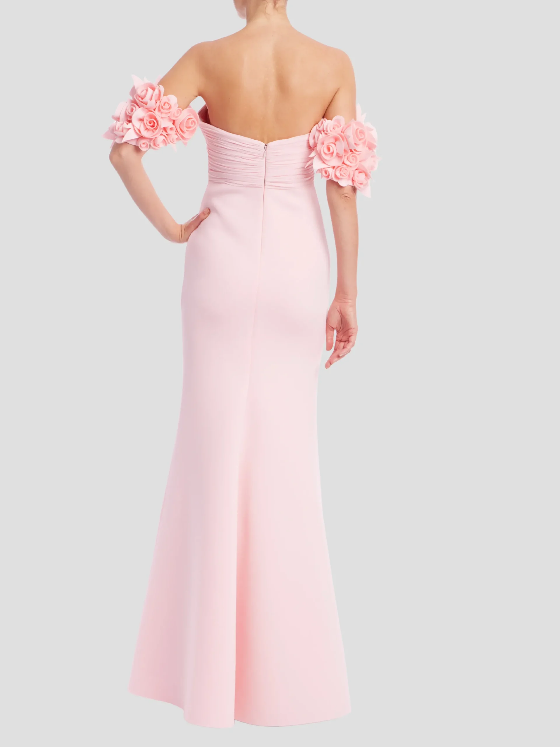 Rosette Arm Bands Dress