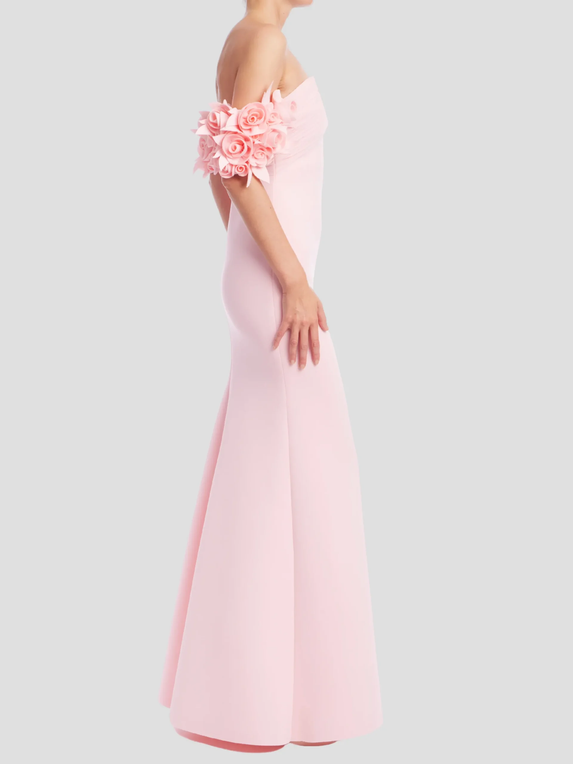 Rosette Arm Bands Dress