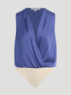 Sleeveless Date Blouse in Venetian Blue
