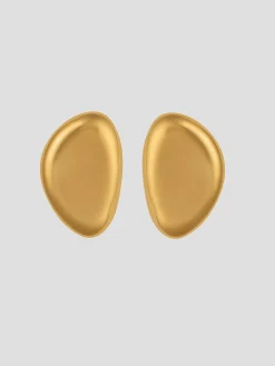 Small Oval Drop Earrings