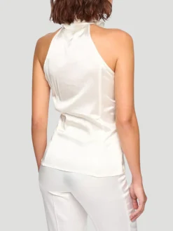 Sofia Ruffle Front Sleeveless Top