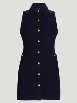 Sophia Sleeveless Mini Shirt Dress