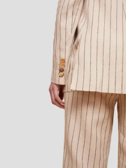 Sunny Grommet Double Breasted Blazer