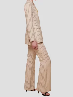 Sunny Grommet Double Breasted Blazer