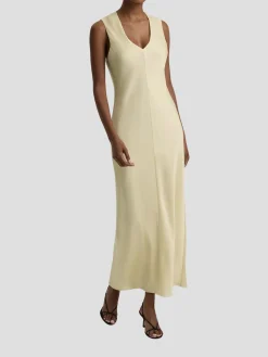 The Favorite Column Dress in Yellow