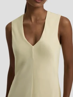 The Favorite Column Dress in Yellow