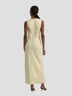 The Favorite Column Dress in Yellow