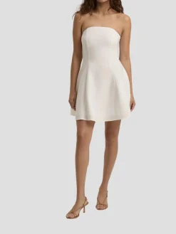 The Favorite Mini Linen Dress in White