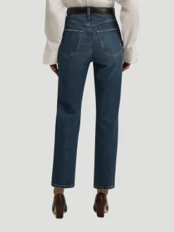 The Valentina Super High Rise Straight in Cambridge