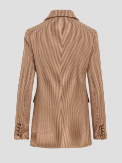 Toffee Houndstooth The Phoebe Blazer