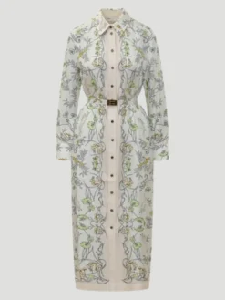 Tory Burch Floral Shirt Dress