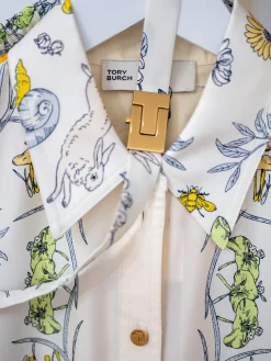 Tory Burch Floral Shirt Dress