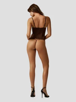 Tous Les Jours Bustier in Mink