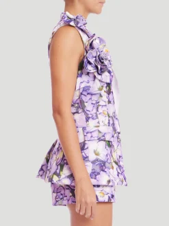 V-Neck One Button Blazer Vest