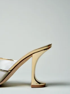 Waverly Mule in Gold