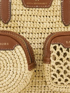 X/S Raffia Holiday Crossbody Tote