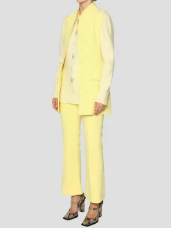 Yellow Paige Sleeveless Jacket