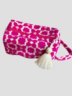Zellig Clutch in Pink