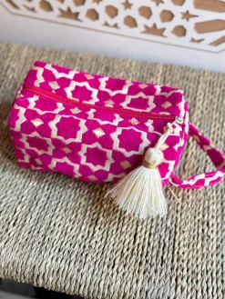 Zellig Clutch in Pink