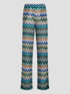 Zigzag Straight Trousers